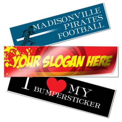 Bumper Stickers - Oval and Round